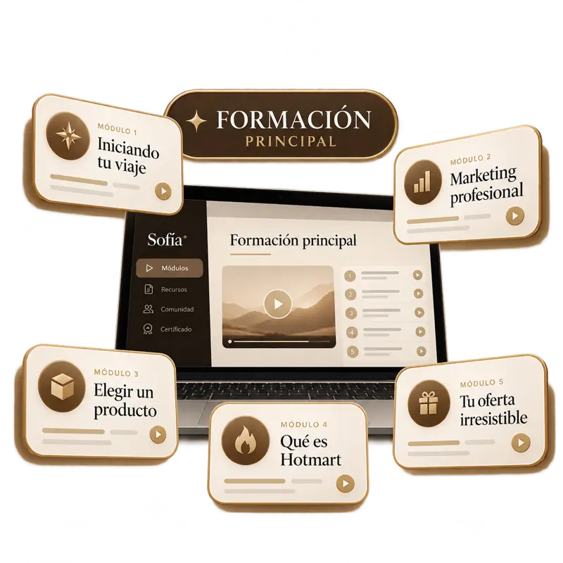 Formación principal con los cinco módulos del kit